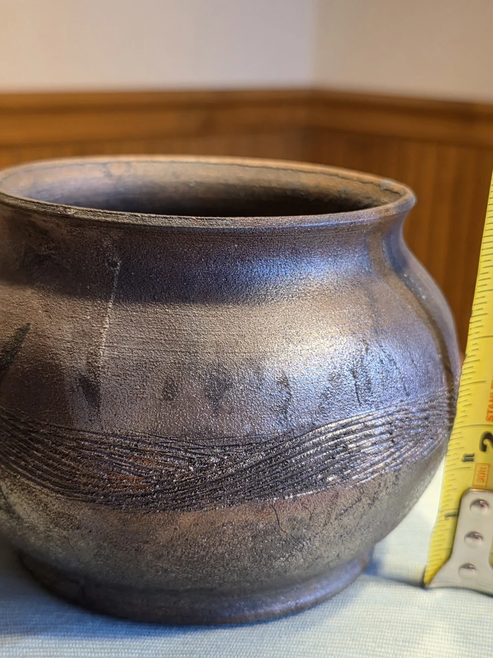 Raku Pottery Planter Pot Vase
